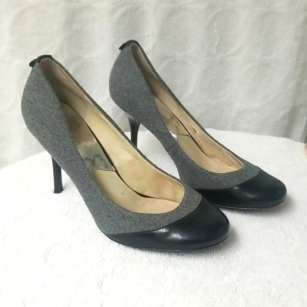 MICHAEL KORS cap toe pumps